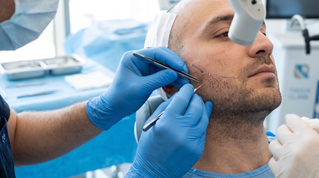 Beard, Mustache, and Eyebrow Transplantation treatment